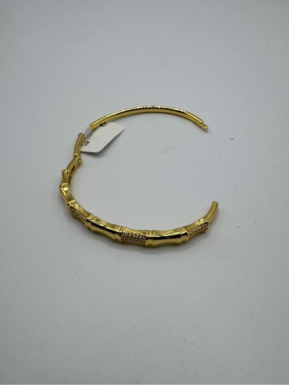 14k Bamboo Bangle - Picture 9 of 11